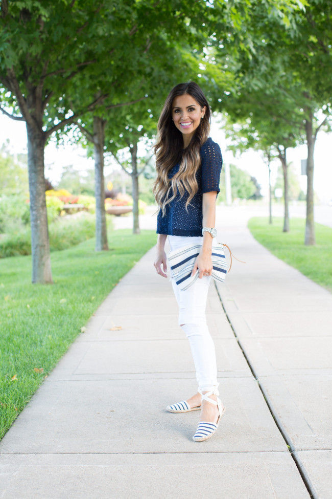 Eyelet-Top-White-Jeans