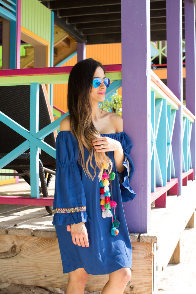 T-Bags Los Angeles Pom Pom Dress