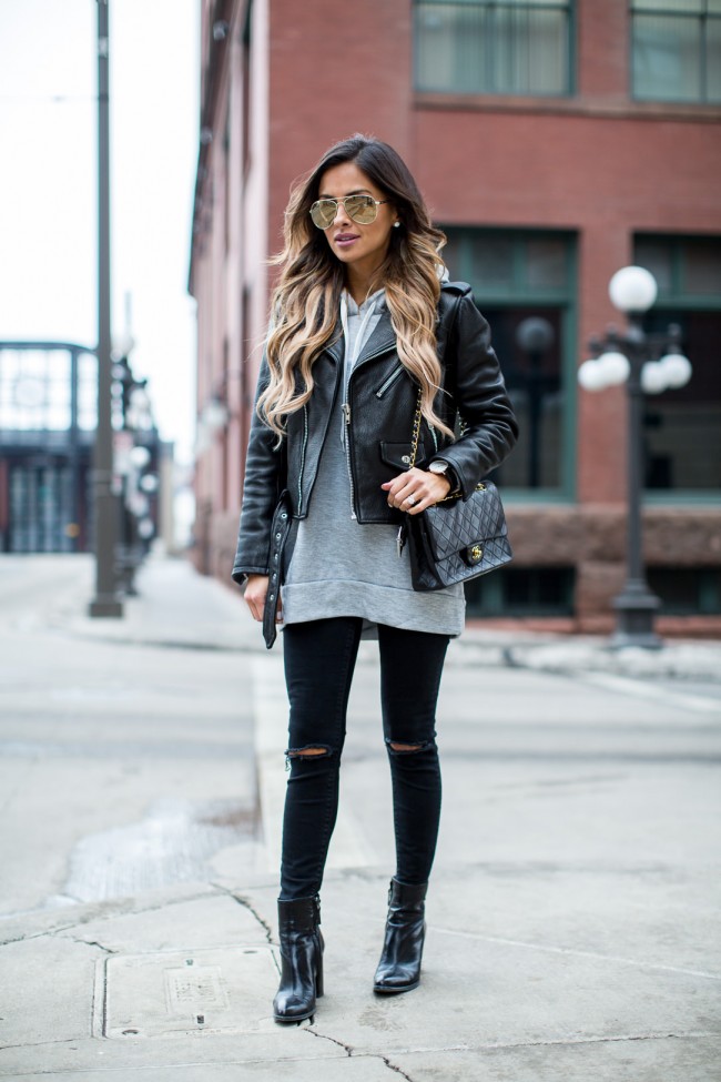 kate spade new york blogger leather jacket