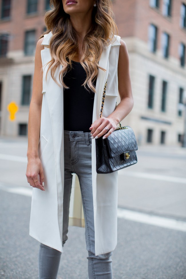 express sleeveless trench 
