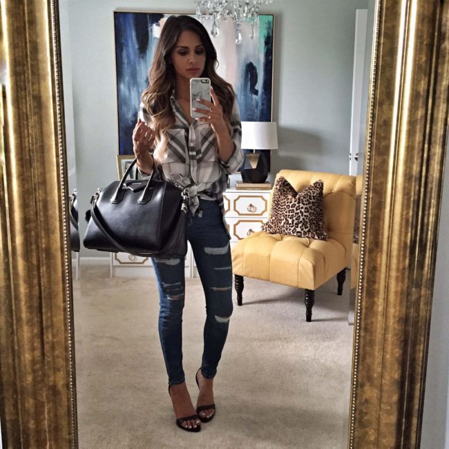 fashion blogger mia mia mine in an outfit from the nordstrom anniversary sale