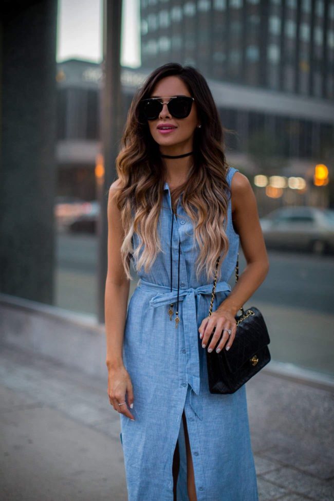 fashion blogger mia mia mine wearing a sanctuary dress from bloomingdales