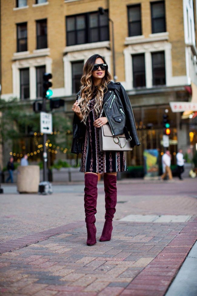 mia mia mine wearing a free people dress from nordstrom fall 2016