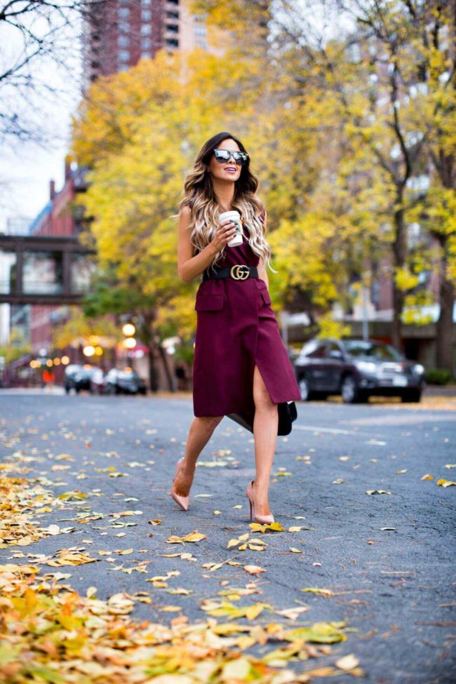 fashion blogger mia mia mine wearing saint laurent sunglasses from nordstrom