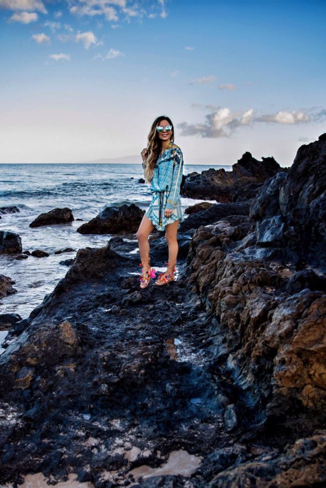 fashion blogger mia mia mine at the fairmont maui 