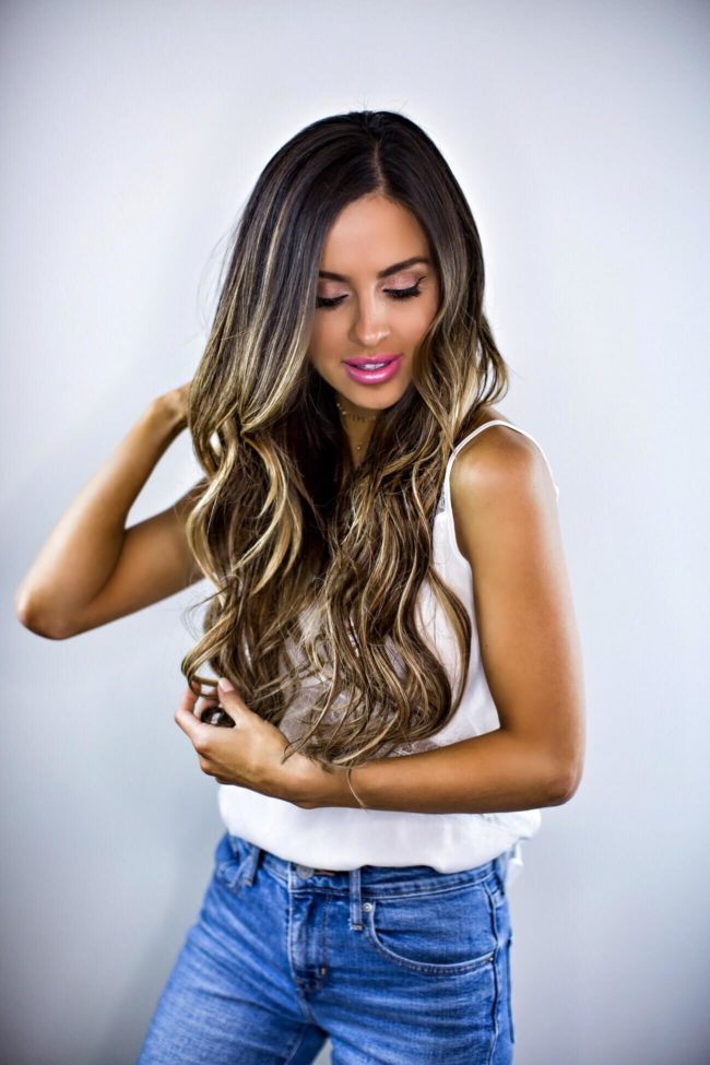 beauty blogger mia mia mine using living proof from sephora