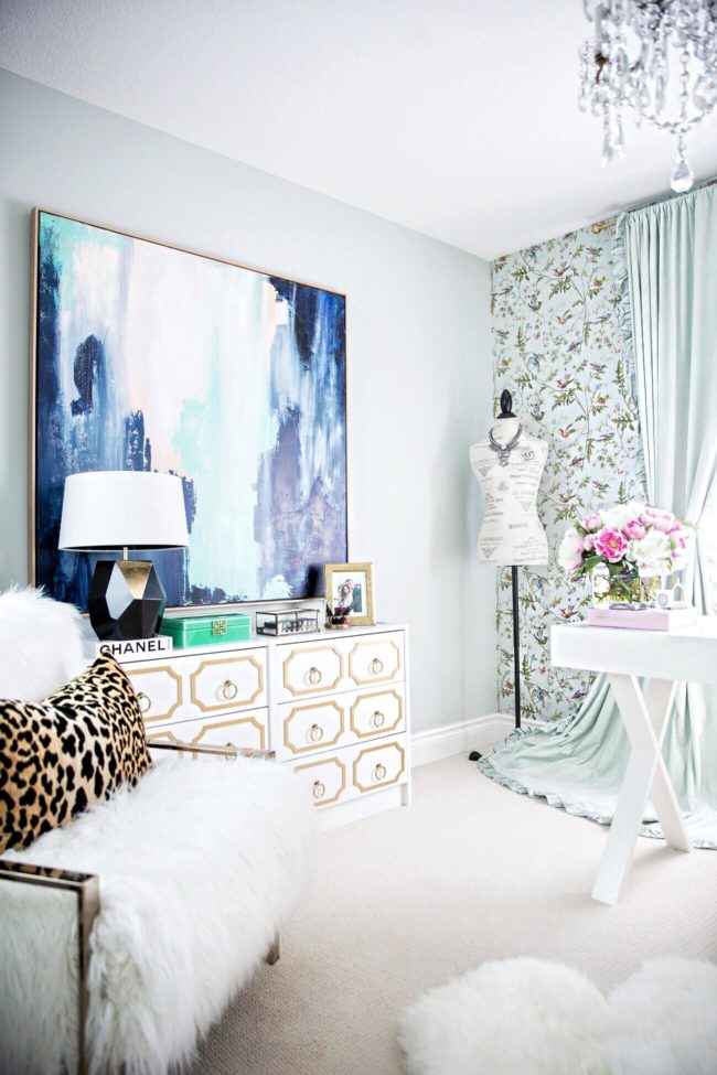 fashion blogger z gallerie office tour