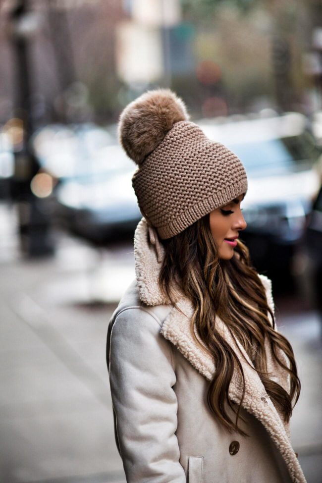 Pom beanie from Bloomingdales