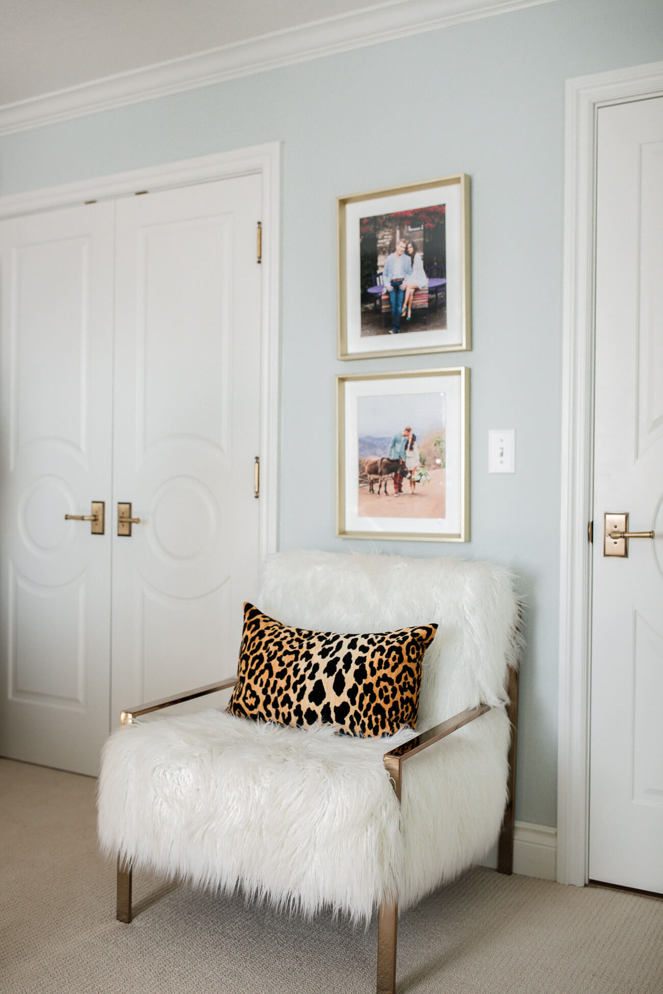 white circle doors home office