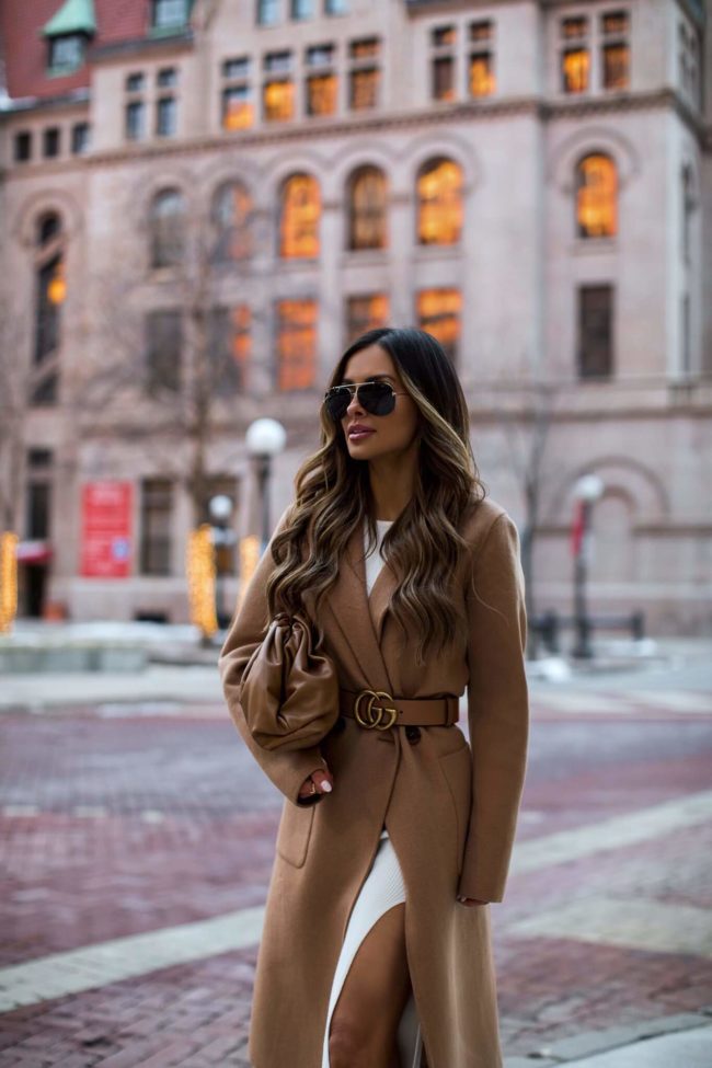fashion blogger mia mia mine wearing a gucci belt from cettire
