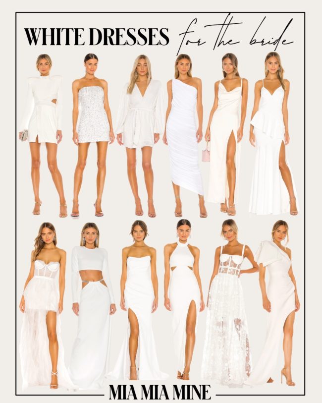 white dresses for the bride-to-be by mia mia mine