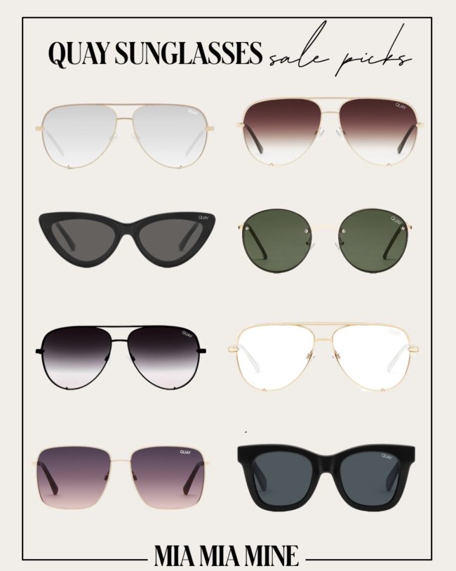 quay sunglasses collage by mia mia mine