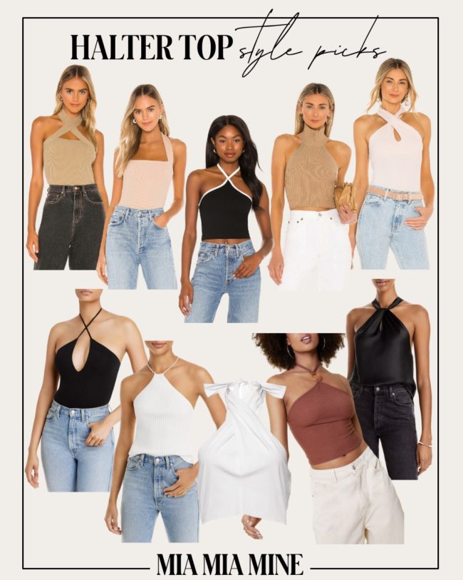 summer halter tops round up by mia mia mine