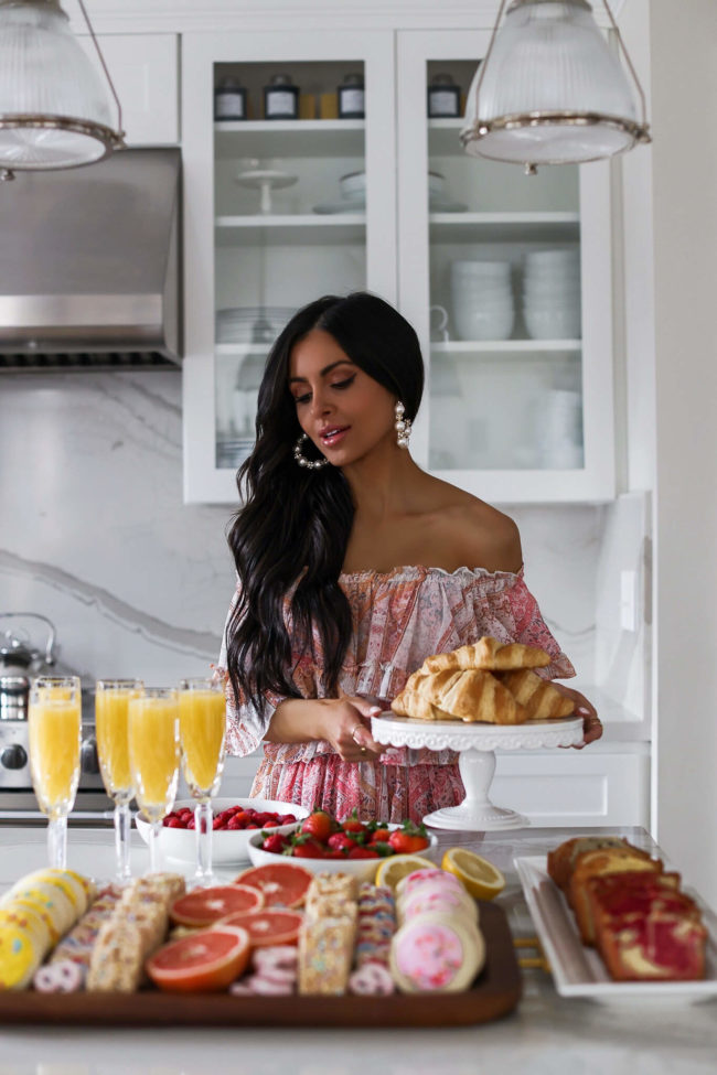 mia mia mine hosting easter brunch with walmart groceries