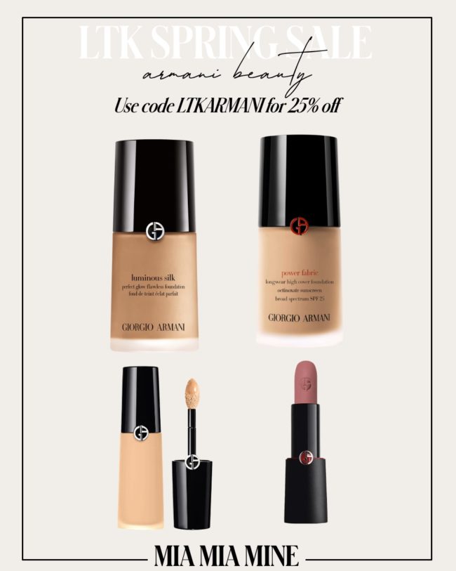 armani beauty foundation and concealer
