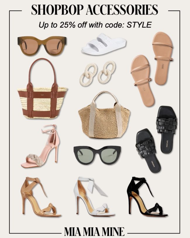 shopbop straw bags and sandals