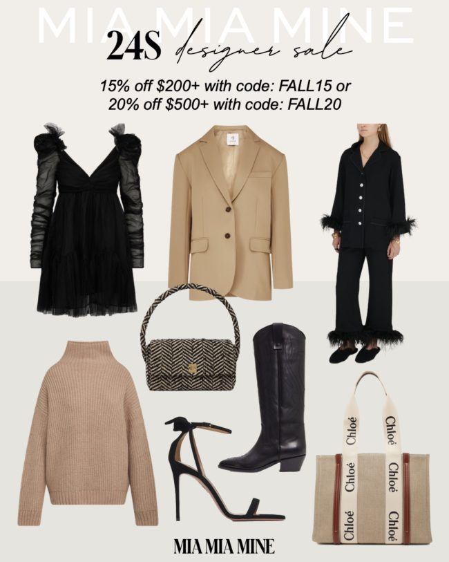 fall designer sale picks from 24S