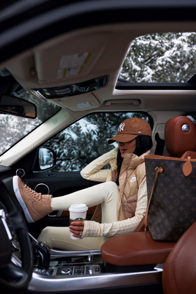 fashion blogger mia mia mine wearing nike blazer sneakers