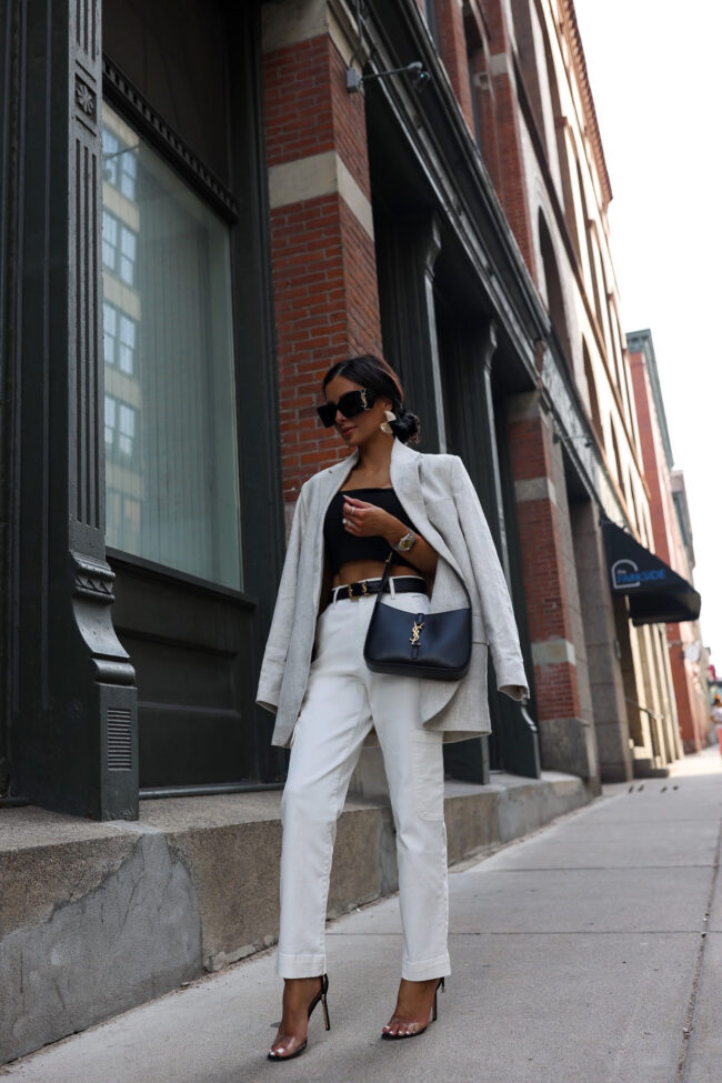 fashion blogger mia mia mine wearing cargo pants from walmart