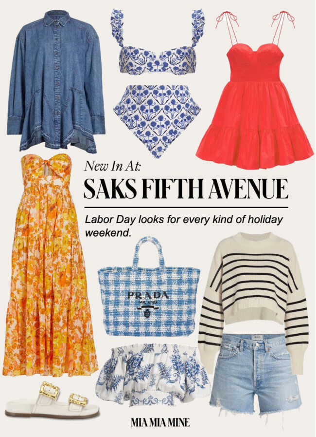 saks fifth avenue labor day outfits