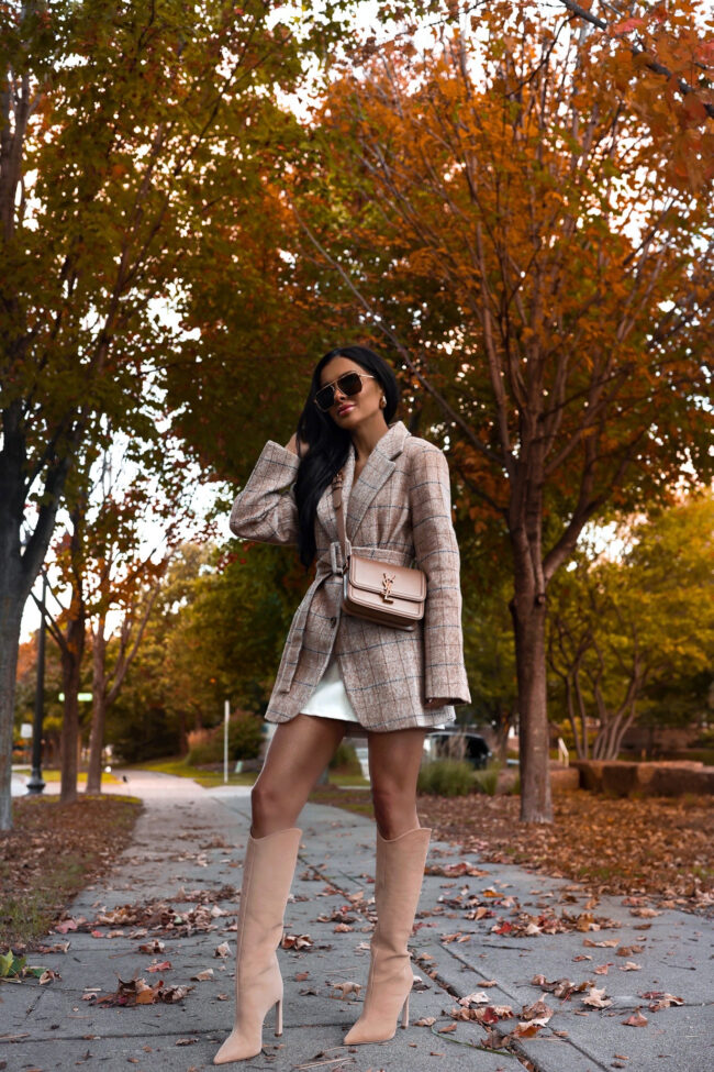 fashion blogger fall date night outfit
