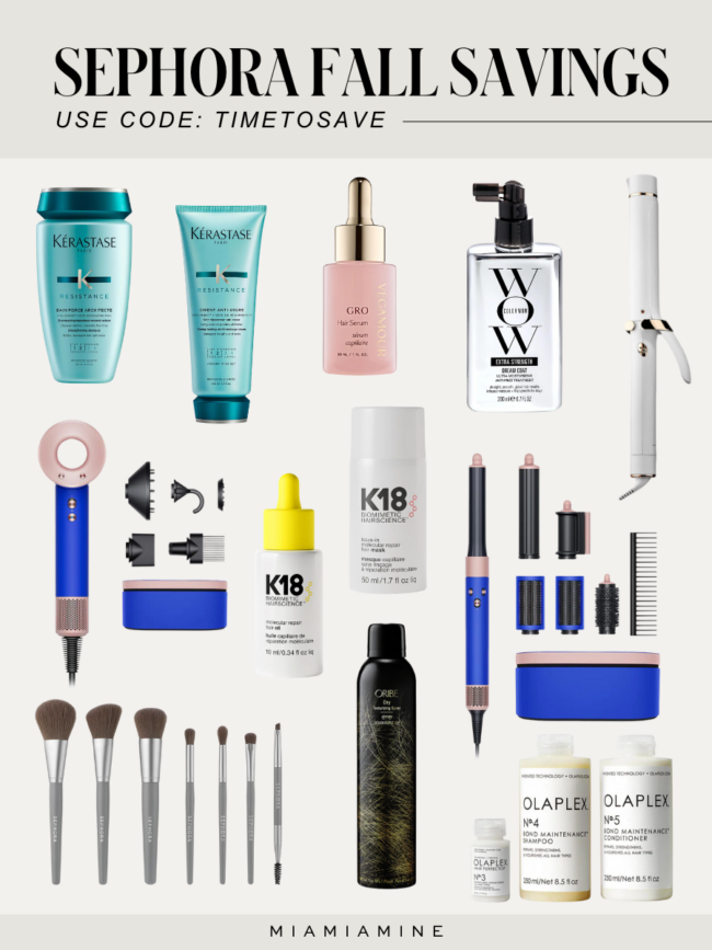 sephora fall savings event hair picks