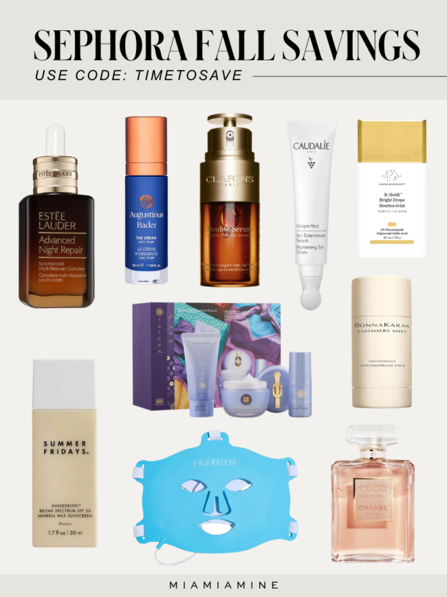 sephora fall savings event skincare picks