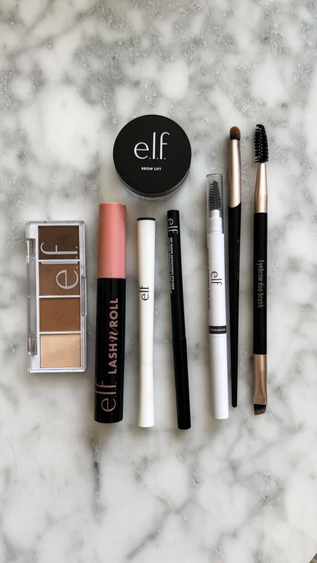 mia mia mine drugstore makeup routine eye makeup