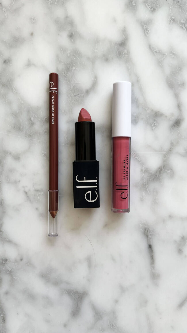 mia mia mine drugstore makeup routine lip makeup