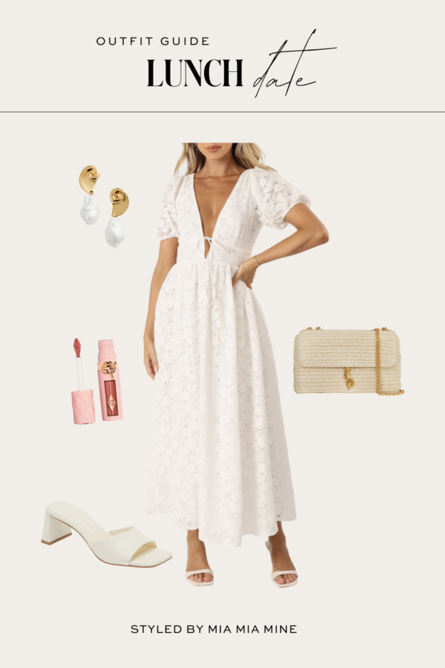 white summer dress