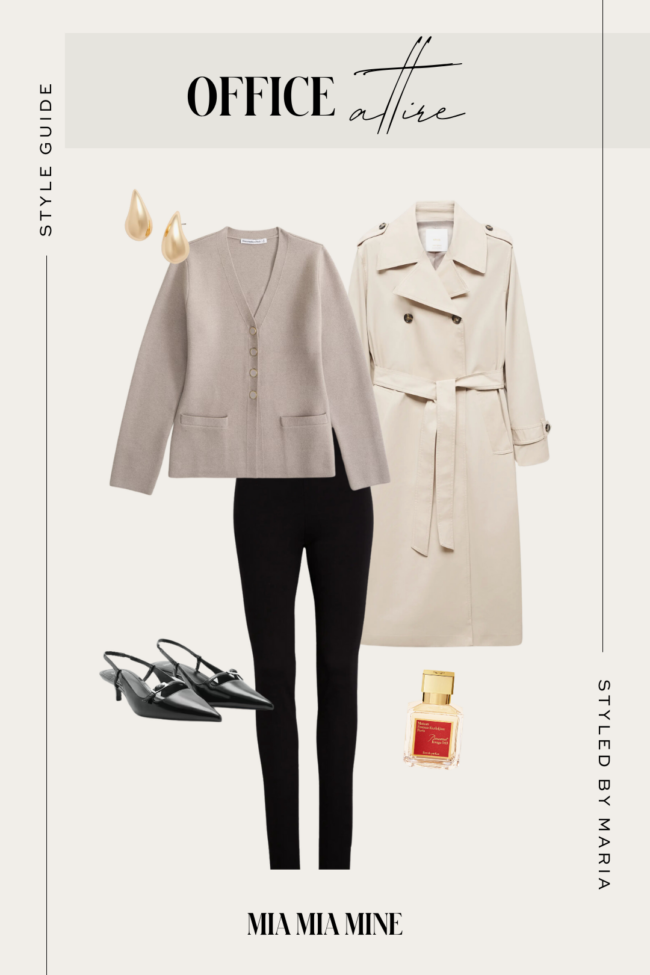 summer to fall office outfit