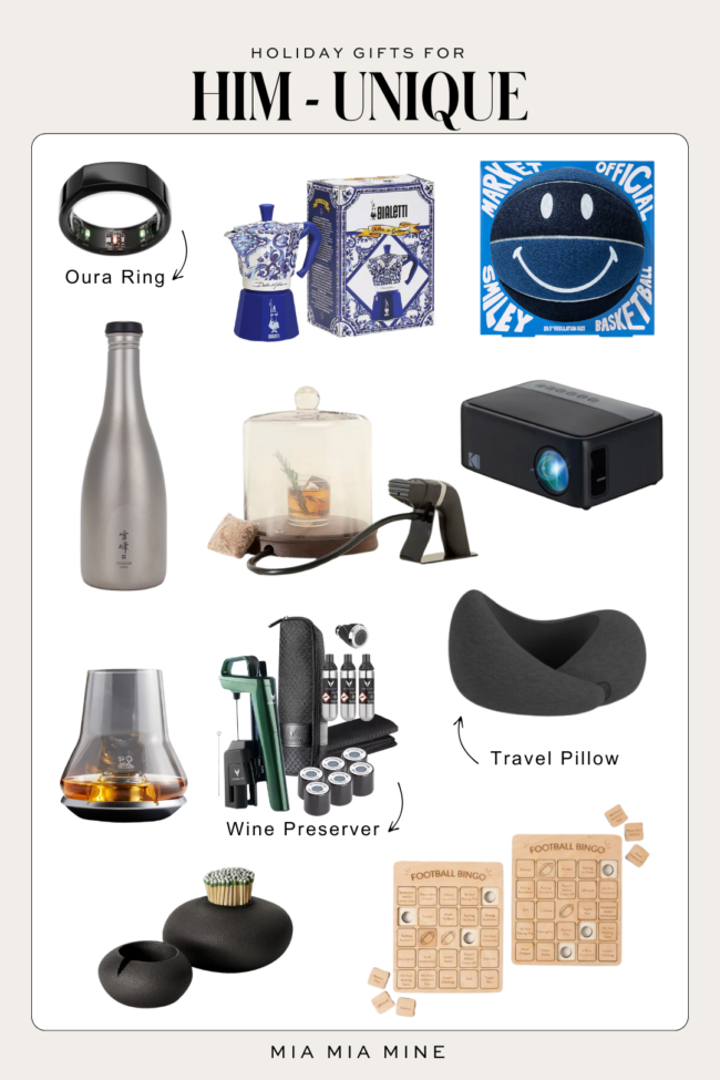 unique holiday gifts for him 2024