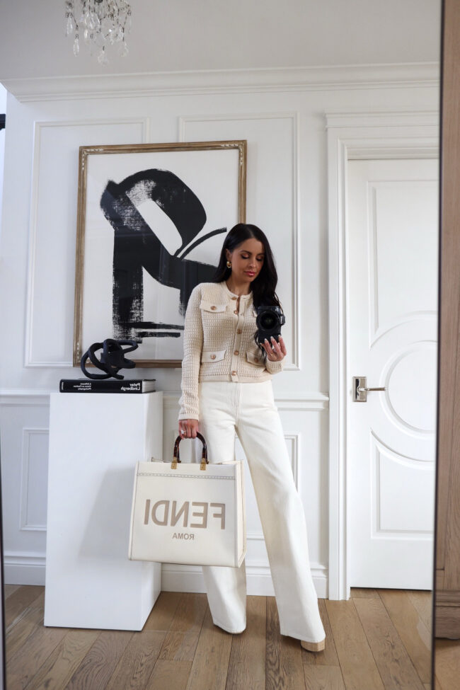 mia mia mine wearing white leg jeans from shopbop