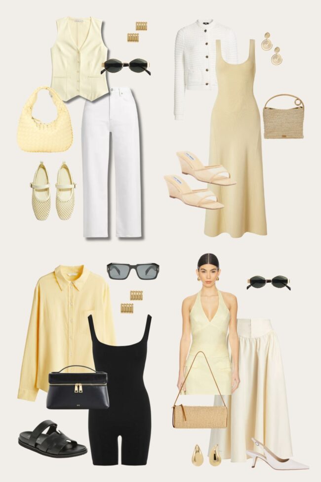 butter yellow outfit ideas