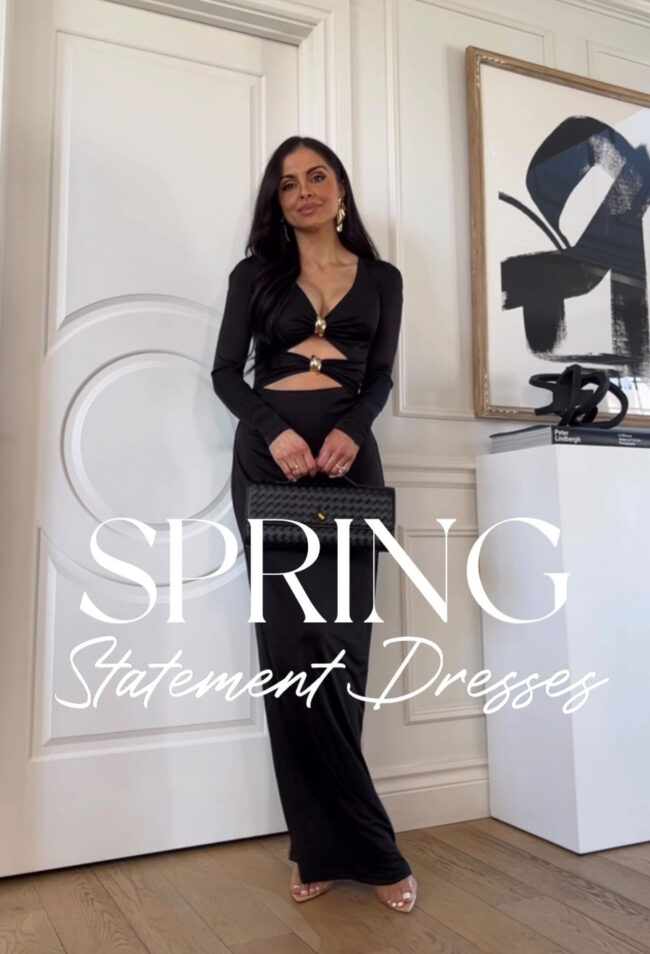 nordstrom black cutout dress