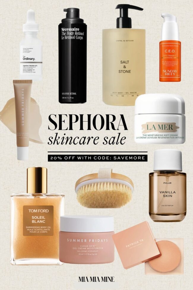 sephora sale skin and bodycare picks