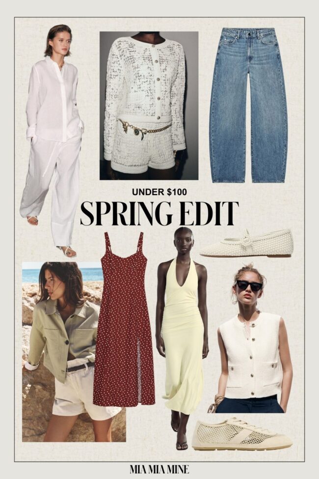 zara spring style under $100