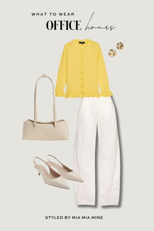 zara barrel jeans outfit