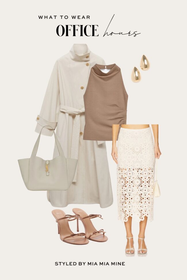 chic neutral workwear