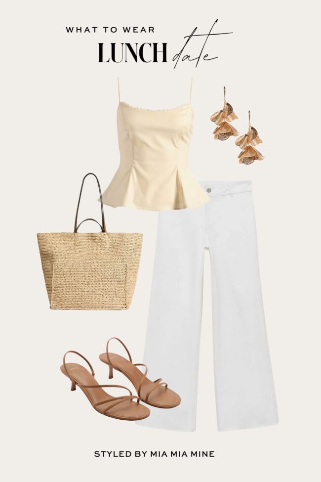 peplum top outfit