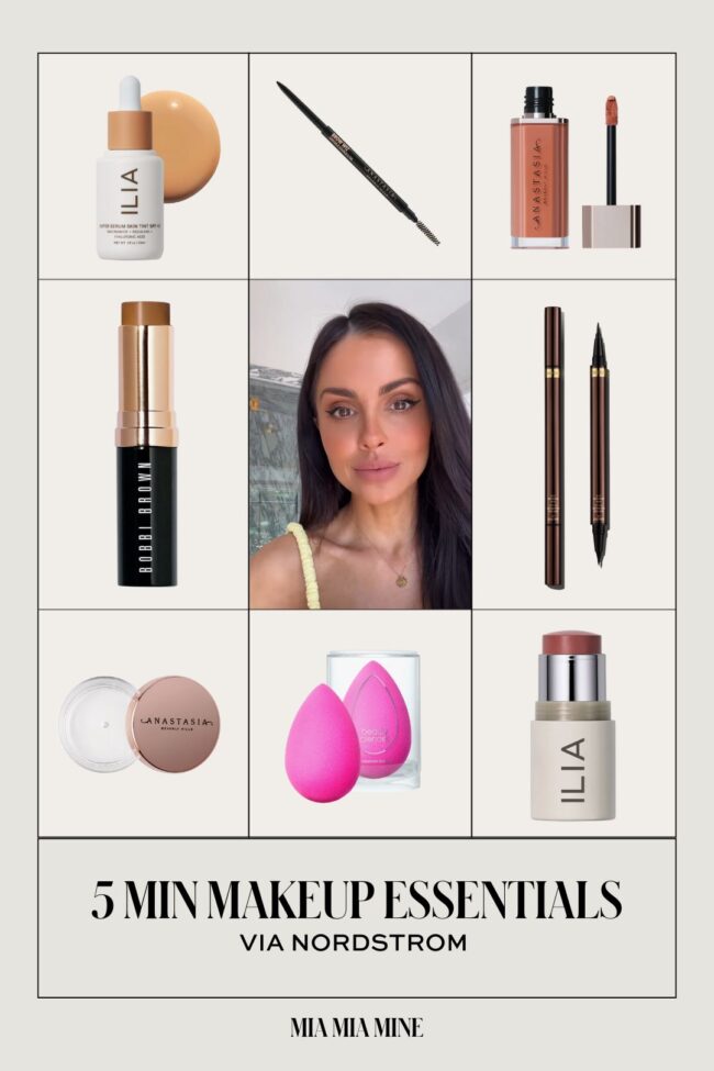 five minute summer makeup routine